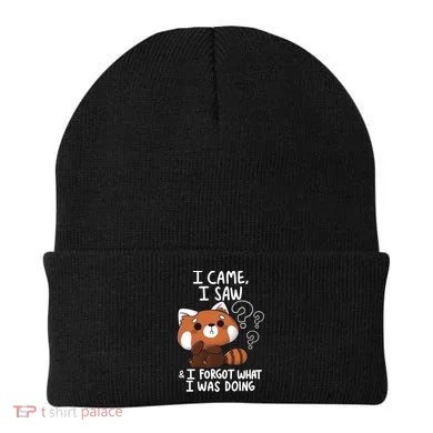 Forgetful Red Panda Beanie