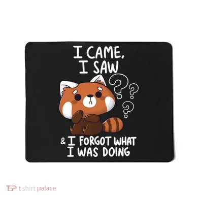 Forgetful Red Panda Mousepad