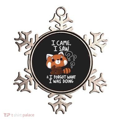 Forgetful Red Panda Ornament