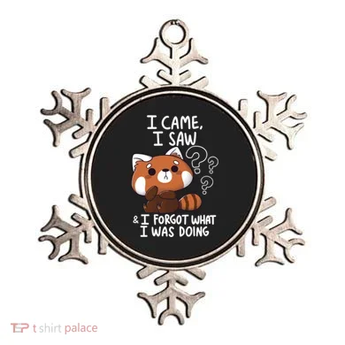 Forgetful Red Panda Ornament
