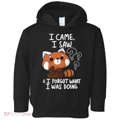 Forgetful Red Panda Toddler Hoodie