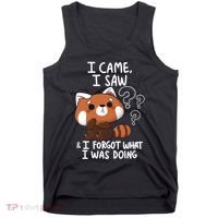 Forgetful Red Panda Tank Top thumb 0
