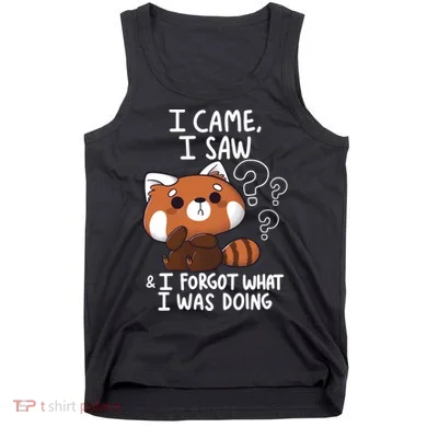 Forgetful Red Panda Tank Top