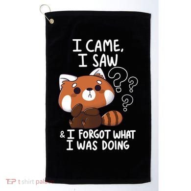 Forgetful Red Panda Golf Towel