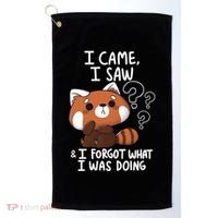 Forgetful Red Panda Golf Towel thumb 0