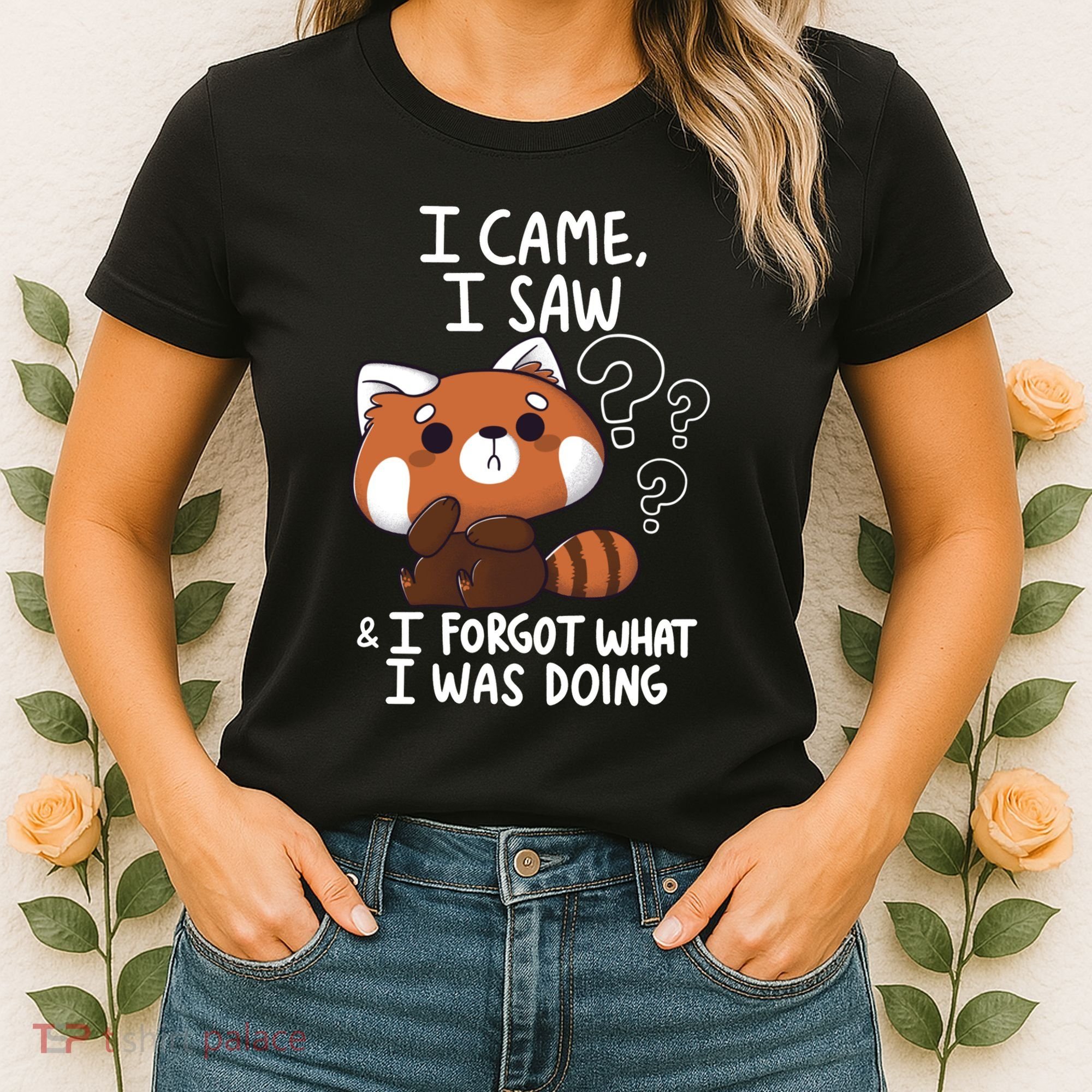 Forgetful Red Panda Women's T-Shirt