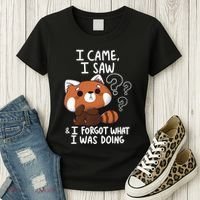Forgetful Red Panda Women's T-Shirt thumb 3