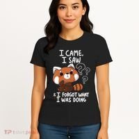 Forgetful Red Panda Women's T-Shirt thumb 4