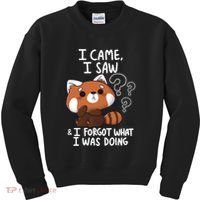 Forgetful Red Panda Kids Sweatshirt thumb 0