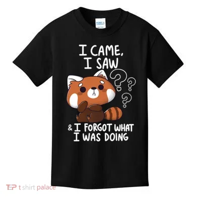 Forgetful Red Panda Kids T-Shirt