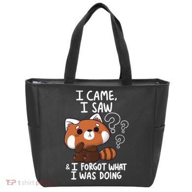 Forgetful Red Panda Tote Bag