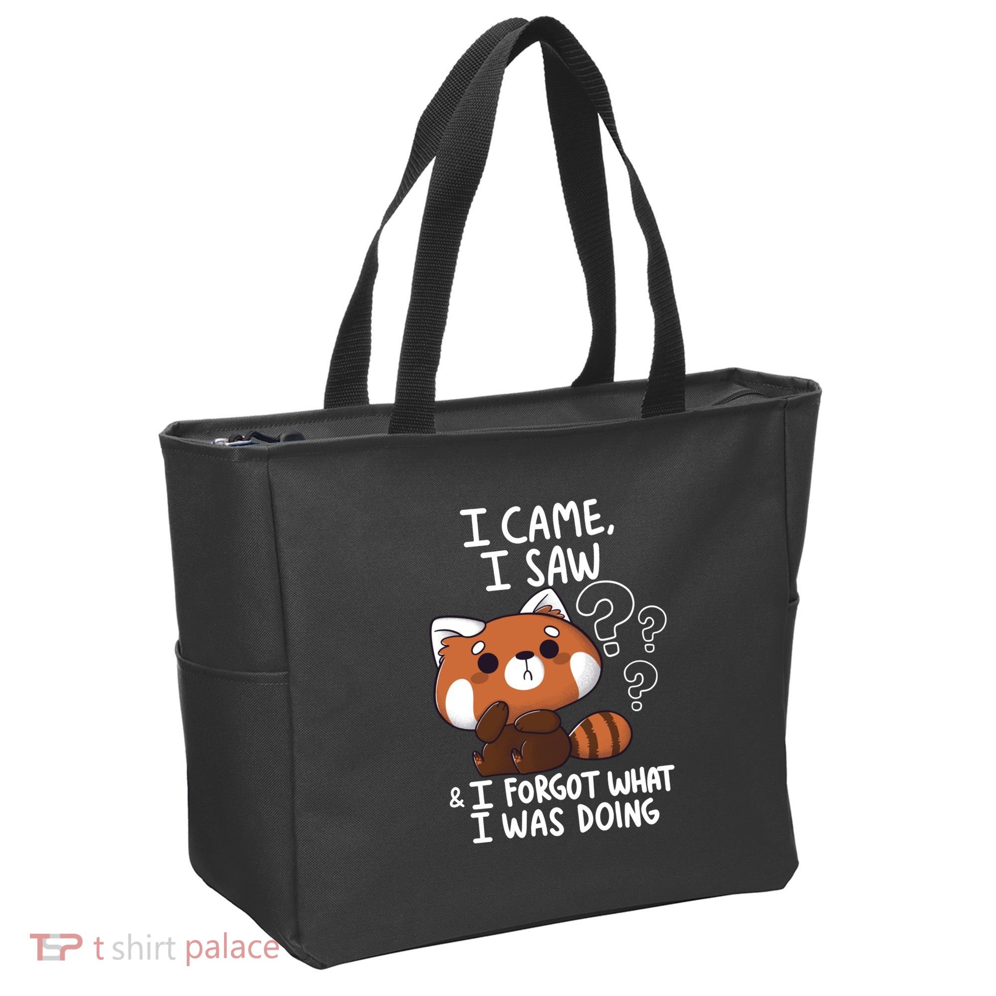 Forgetful Red Panda Tote Bag
