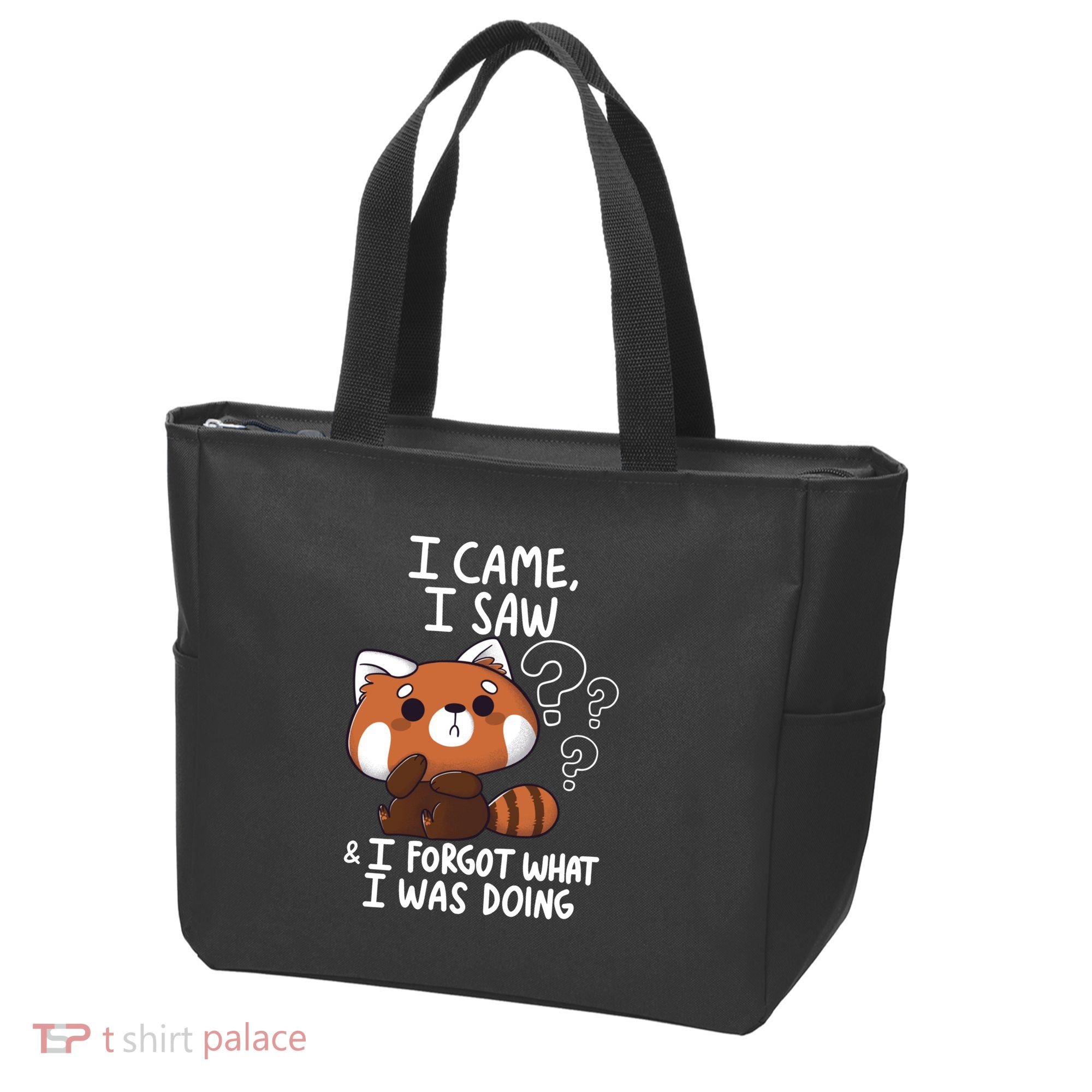 Forgetful Red Panda Tote Bag