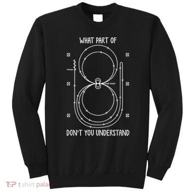 Funny Reining Pattern Western Horse Riding Equestrian Sweatshirt