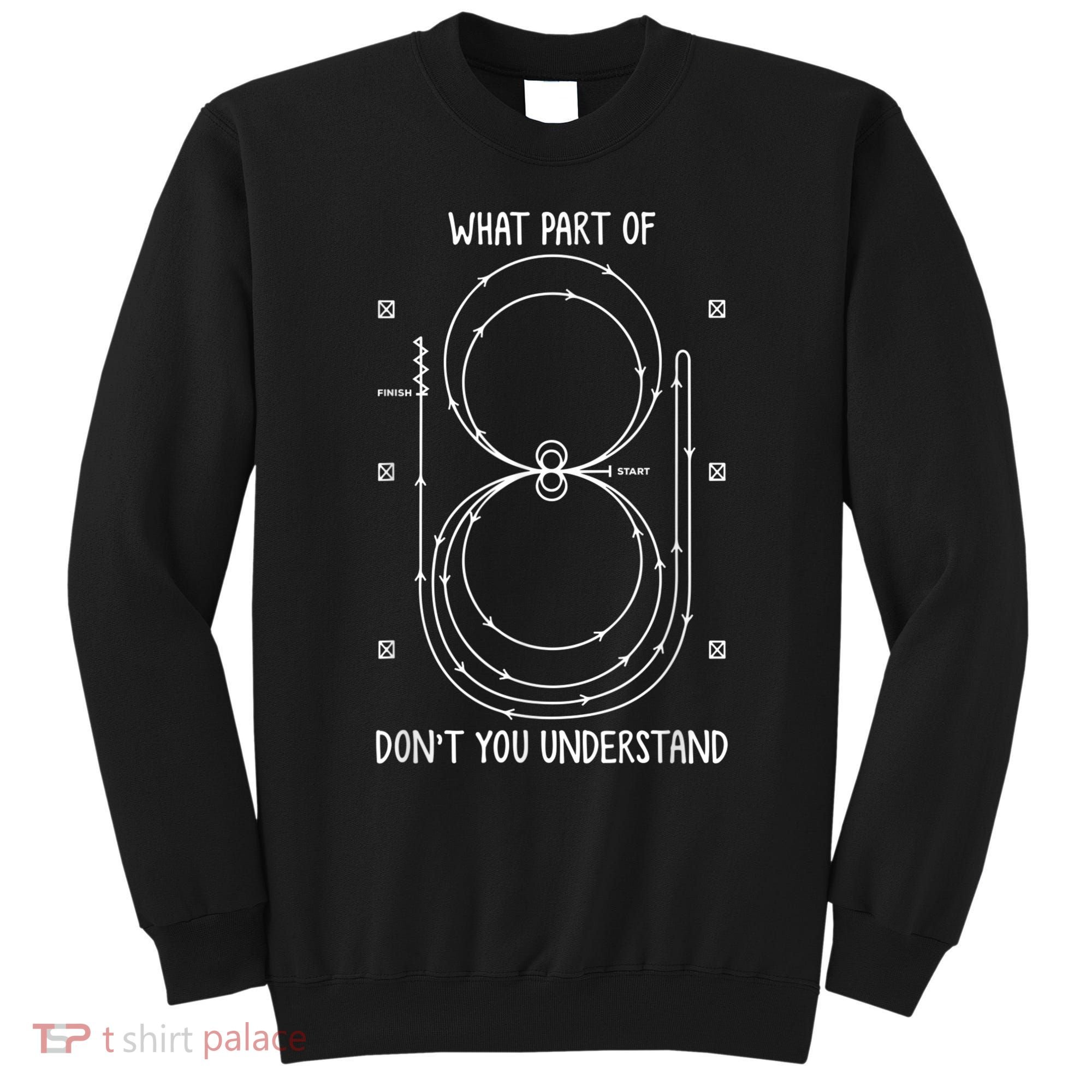 Funny Reining Pattern Western Horse Riding Equestrian Sweatshirt