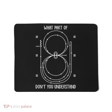 Funny Reining Pattern Western Horse Riding Equestrian Mousepad