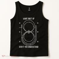 Funny Reining Pattern Western Horse Riding Equestrian Tank Top thumb 2