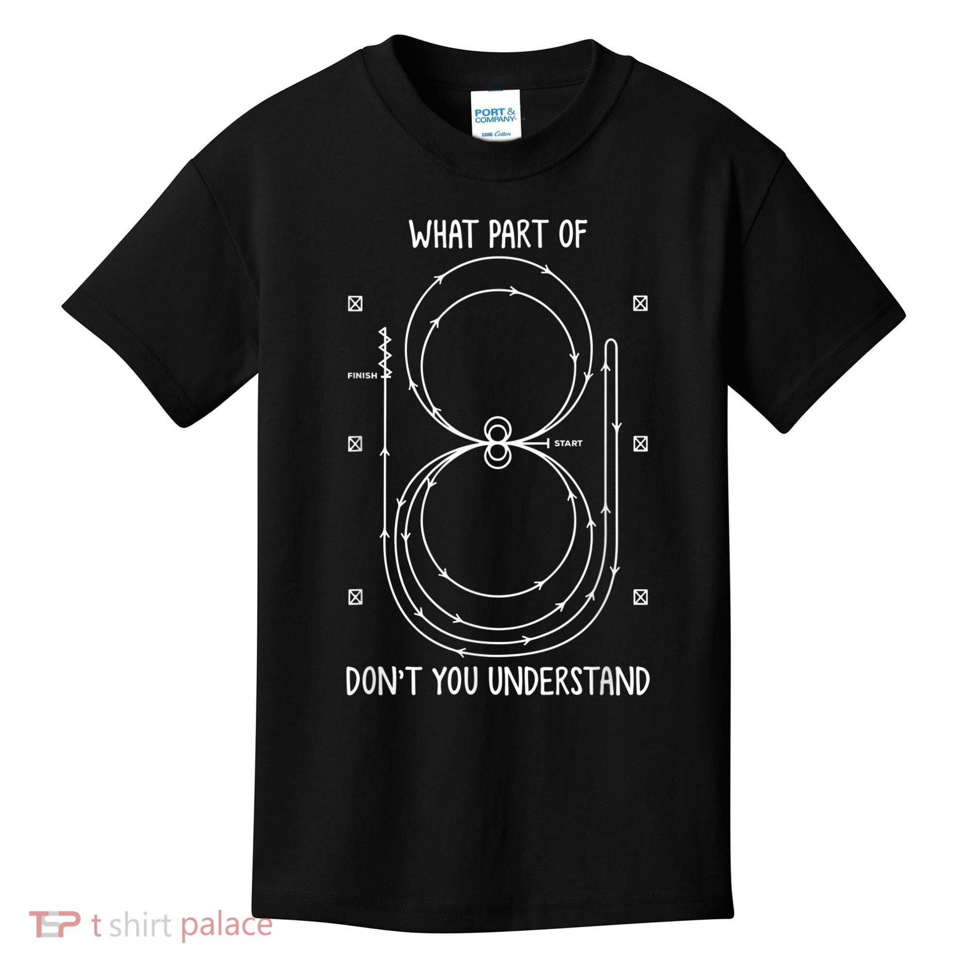 Funny Reining Pattern Western Horse Riding Equestrian Kids T-Shirt