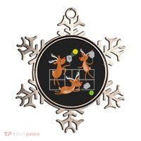 Funny Reindeer Playing Pickleball Christmas Sports Player Gift Ornament thumb 0