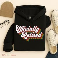 Funny Retro Retired Retirement Gift Hoodie thumb 4