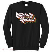 Funny Retro Retired Retirement Gift Sweatshirt thumb 0