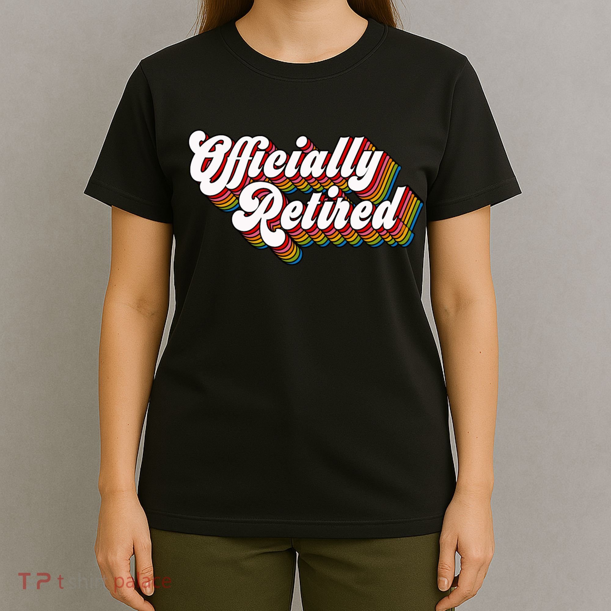 Funny Retro Retired Retirement Gift T-Shirt