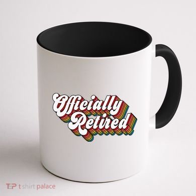 Funny Retro Retired Retirement Gift Coffee Mug back