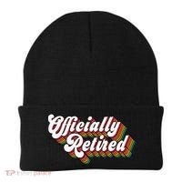 Funny Retro Retired Retirement Gift Beanie thumb 0