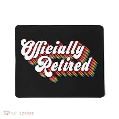 Funny Retro Retired Retirement Gift Mousepad