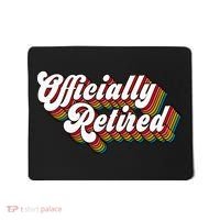 Funny Retro Retired Retirement Gift Mousepad thumb 0