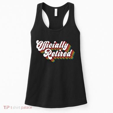 Funny Retro Retired Retirement Gift Women's Tank Top