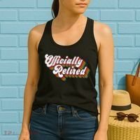 Funny Retro Retired Retirement Gift Women's Tank Top thumb 2
