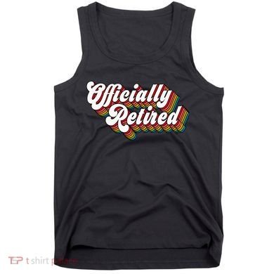 Funny Retro Retired Retirement Gift Tank Top