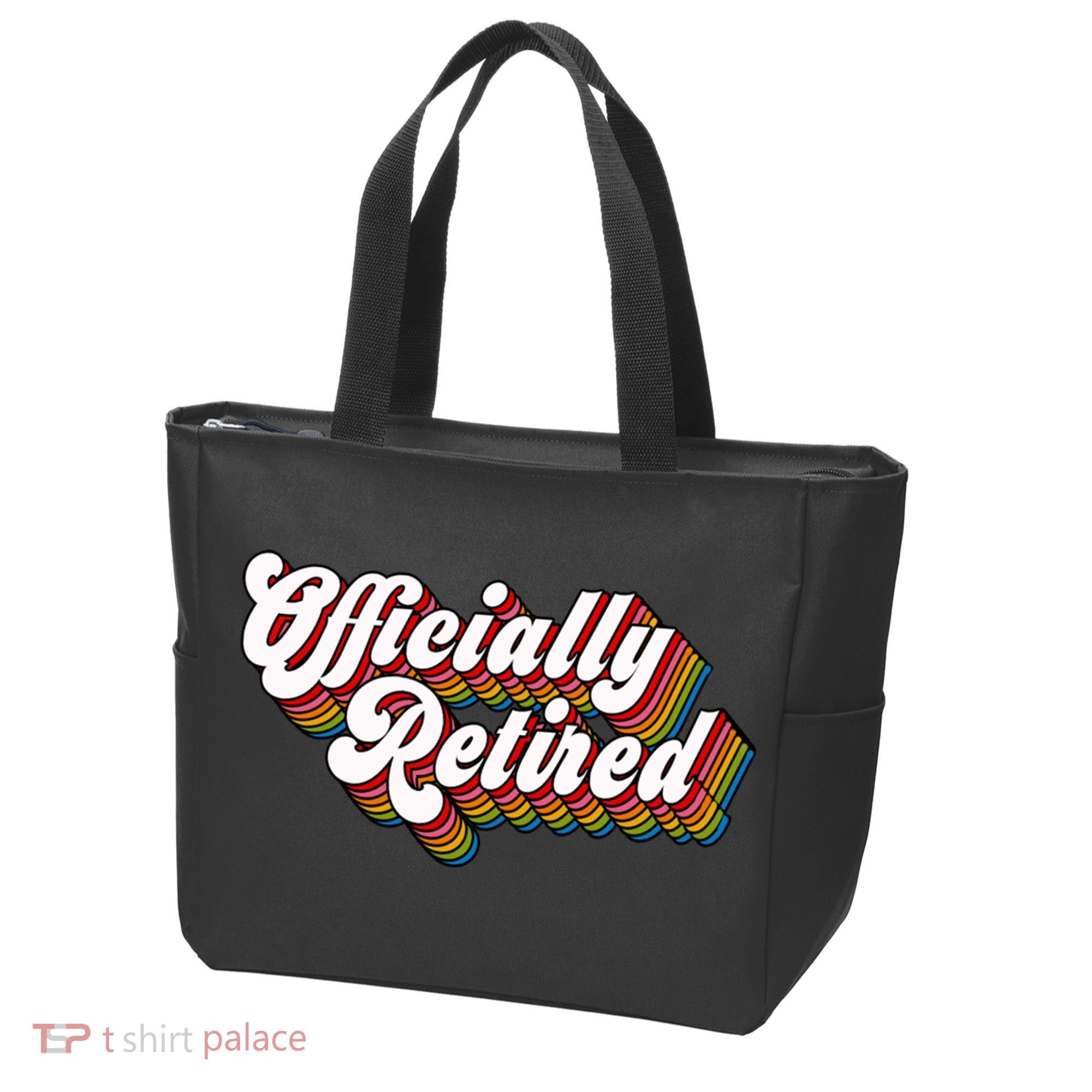 Funny Retro Retired Retirement Gift Tote Bag