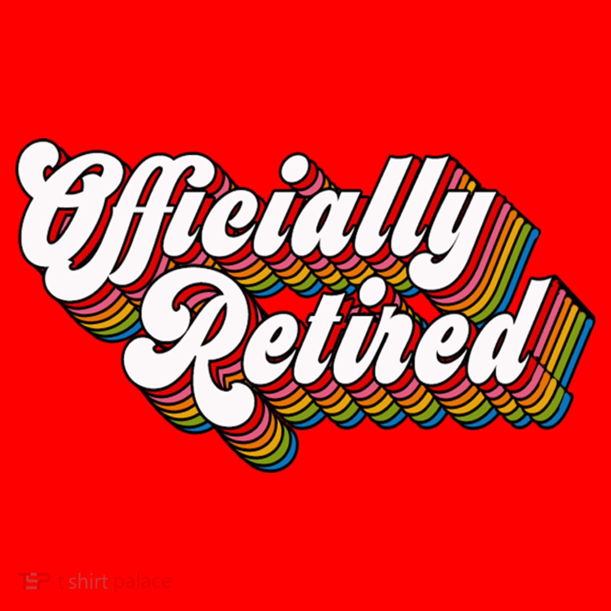 Funny Retro Retired Retirement Gift Santa Hat