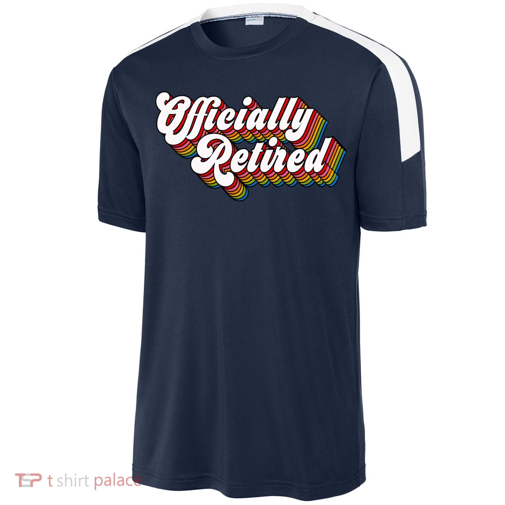 Funny Retro Retired Retirement Gift Sport-Tek Competitor United Soccer Jersey