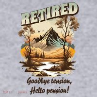 Funny Retired Retirement Gift Goodbye Tension Women's Sweatshirt thumb 2