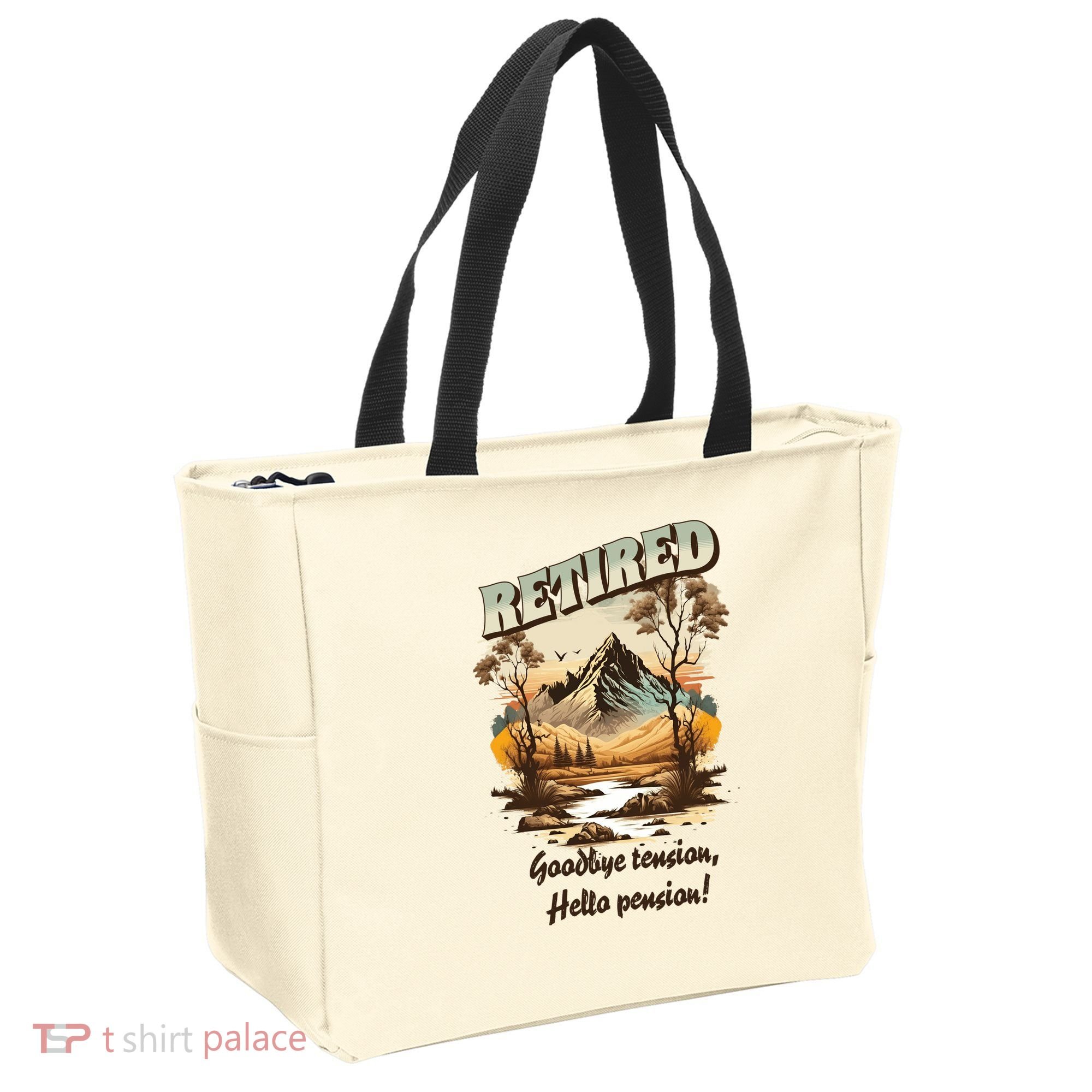 Funny Retired Retirement Gift Goodbye Tension Tote Bag