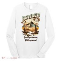 Funny Retired Retirement Gift Goodbye Tension Long Sleeve Shirt thumb 0