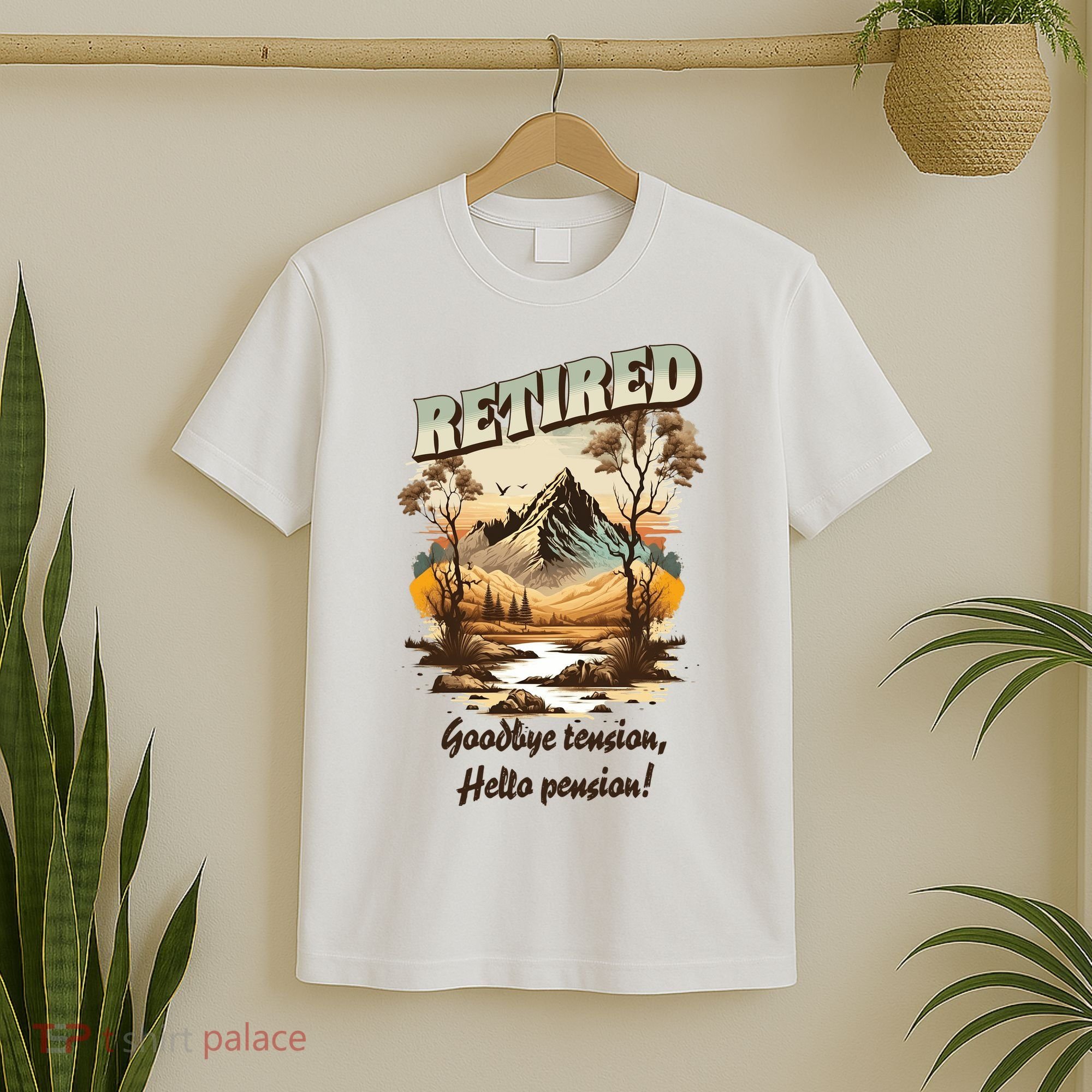 Funny Retired Retirement Gift Goodbye Tension T-Shirt