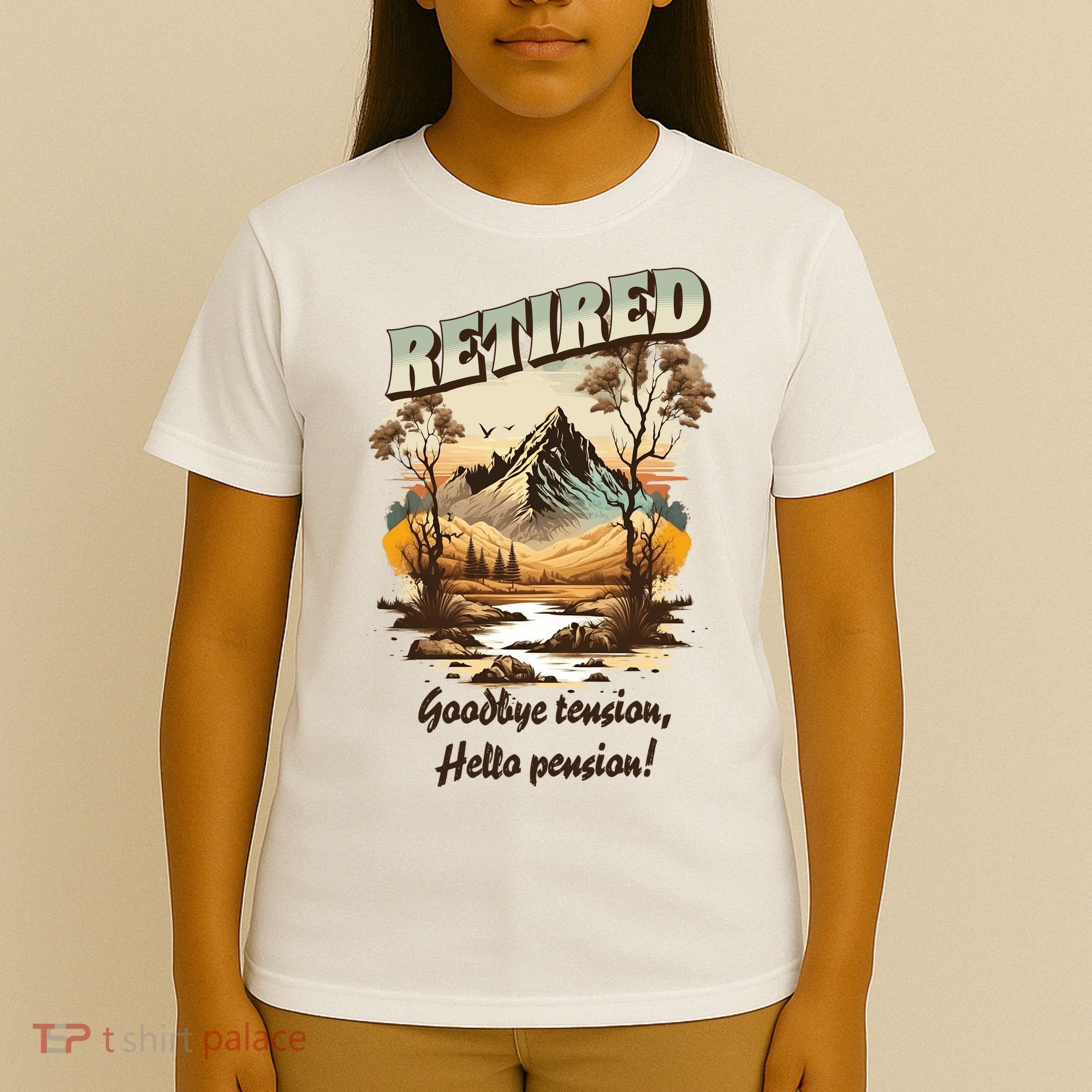 Funny Retired Retirement Gift Goodbye Tension T-Shirt
