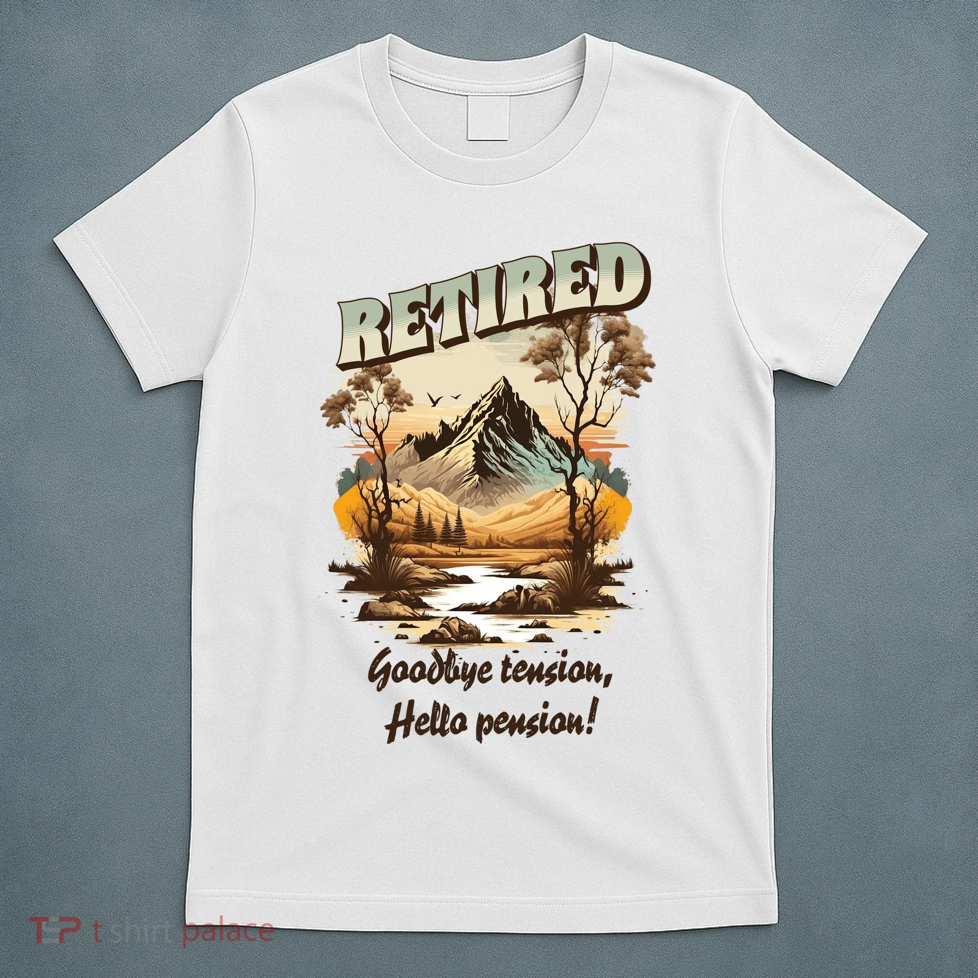 Funny Retired Retirement Gift Goodbye Tension T-Shirt