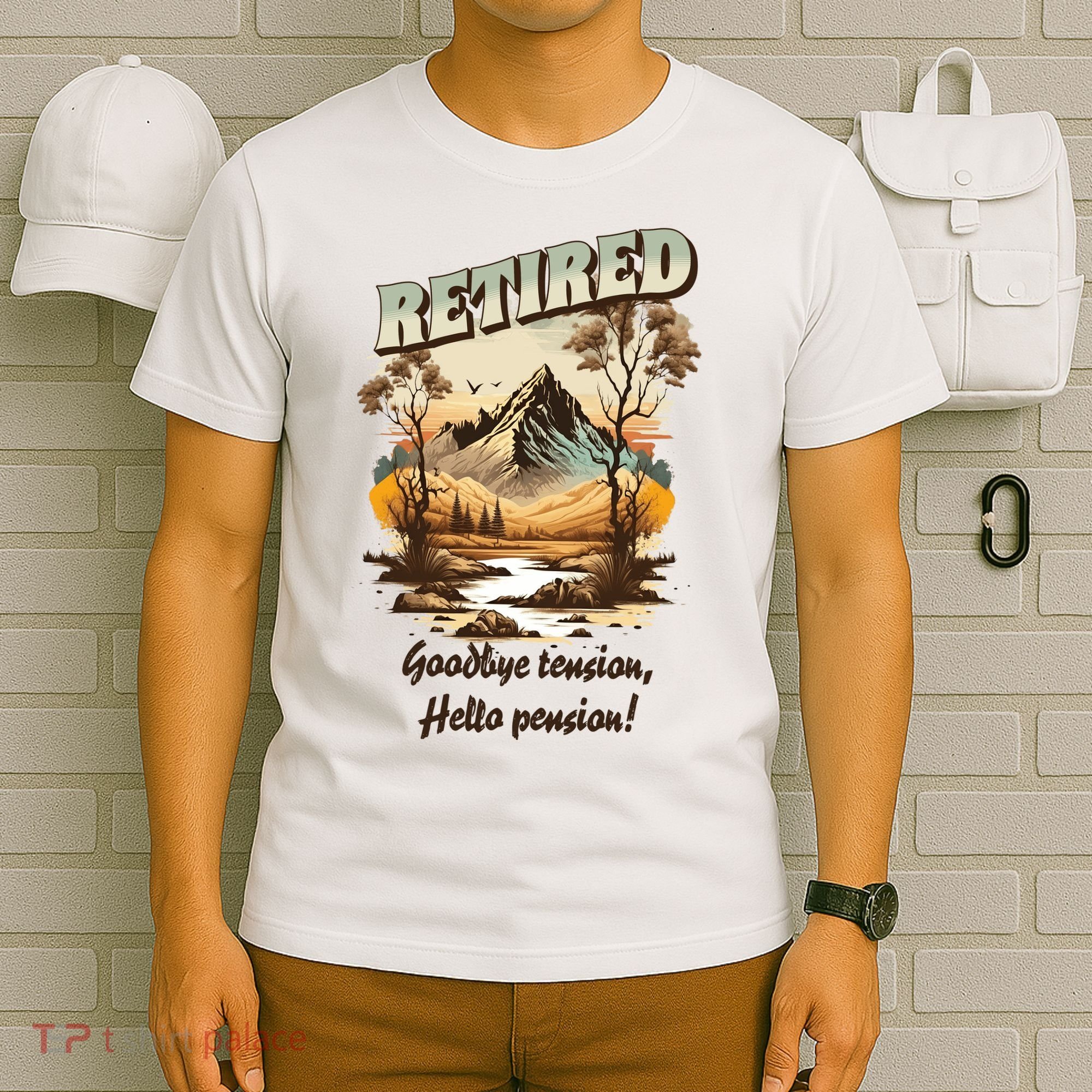 Funny Retired Retirement Gift Goodbye Tension T-Shirt