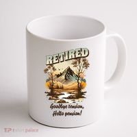 Funny Retired Retirement Gift Goodbye Tension Coffee Mug thumb 1