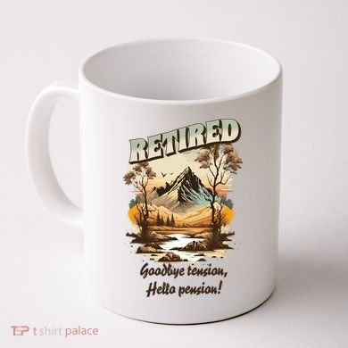Funny Retired Retirement Gift Goodbye Tension Coffee Mug