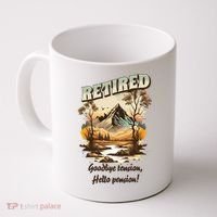 Funny Retired Retirement Gift Goodbye Tension Coffee Mug thumb 0