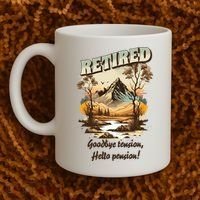 Funny Retired Retirement Gift Goodbye Tension Coffee Mug thumb 2