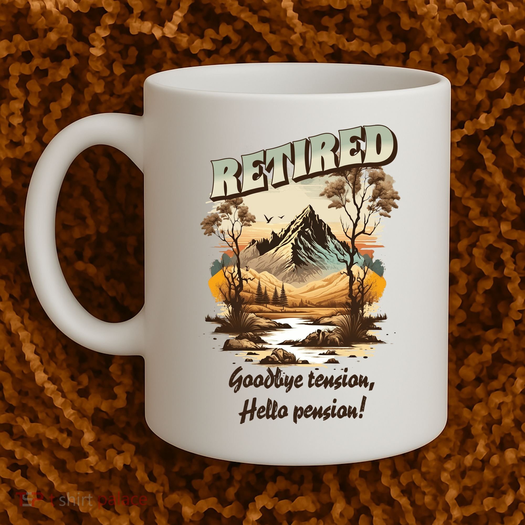 Funny Retired Retirement Gift Goodbye Tension Coffee Mug