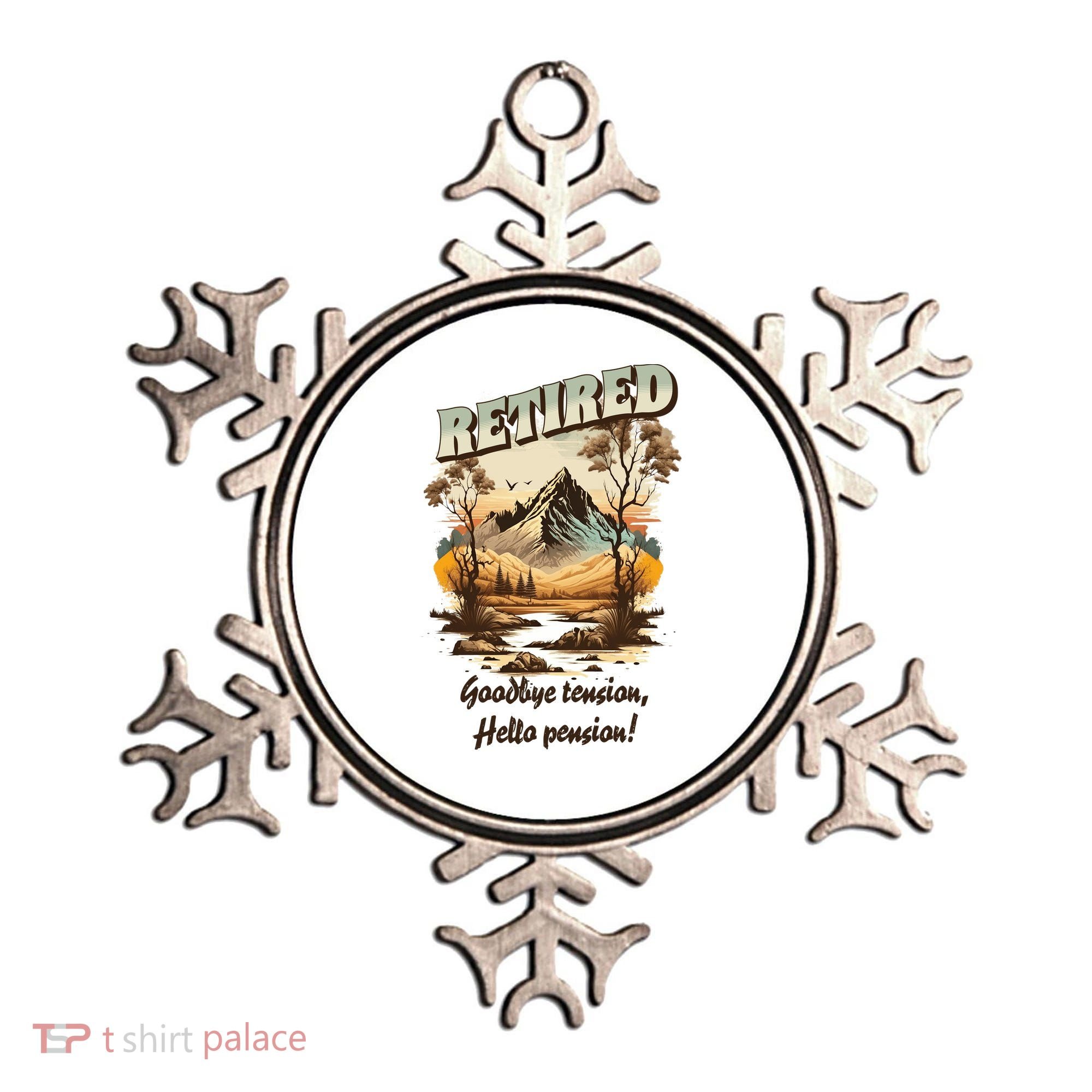 Funny Retired Retirement Gift Goodbye Tension Ornament