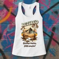Funny Retired Retirement Gift Goodbye Tension Women's Tank Top thumb 3